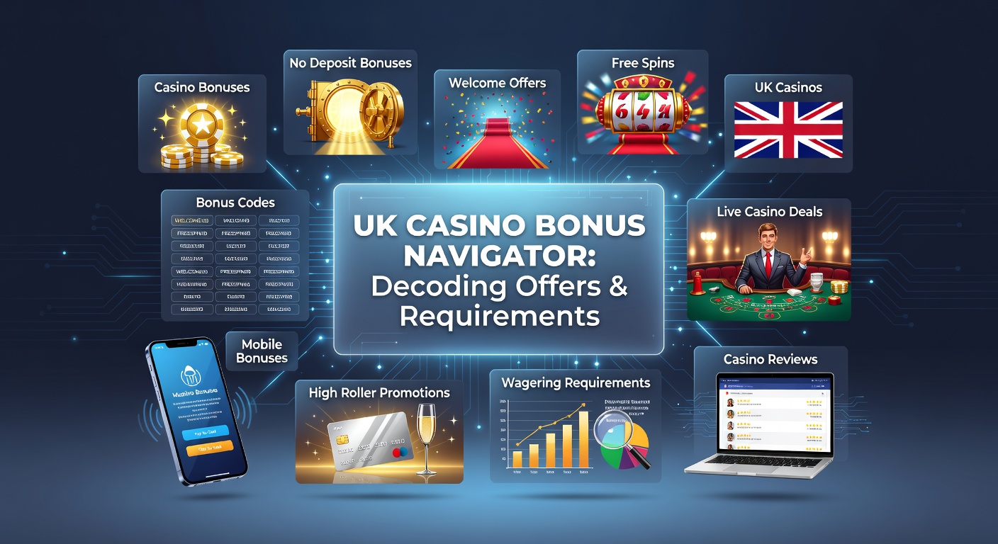 Vibrant graphic depicting layered casino bonus structures from free spins to high-roller perks in a dynamic UK online gaming scene