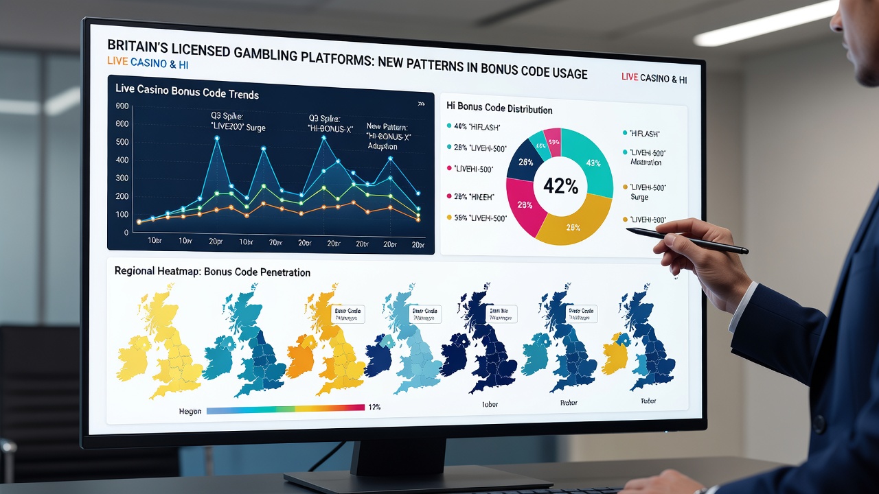 Chart illustrating high roller bonus code redemption rates for live casino games in Britain during 2026