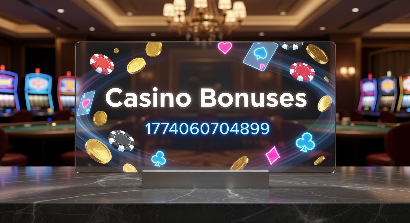 Vibrant display of casino bonus icons including free spins, chips, and promotional banners highlighting welcome offers and loyalty perks