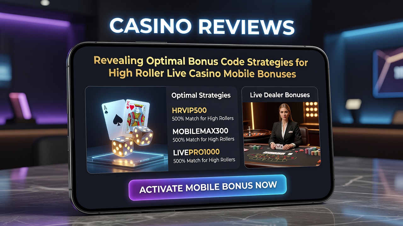 Detailed view of mobile casino interface showing live dealer bonus activation