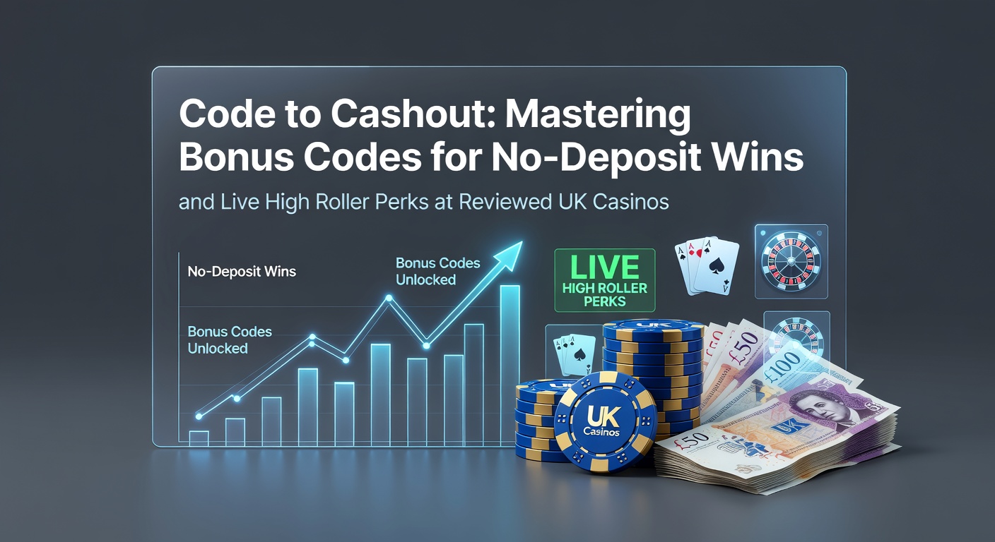 Casino player entering a bonus code on a sleek online platform, highlighting the entry field and promotional perks