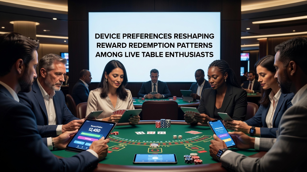 Live table game setup on mobile device showing reward redemption screen during a blackjack session