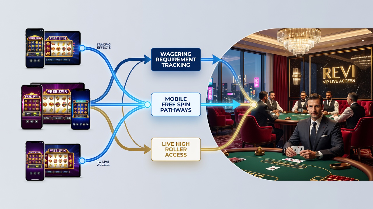 Live dealer high roller table interface accessible via mobile after completing free spin wagering at UK casino sites