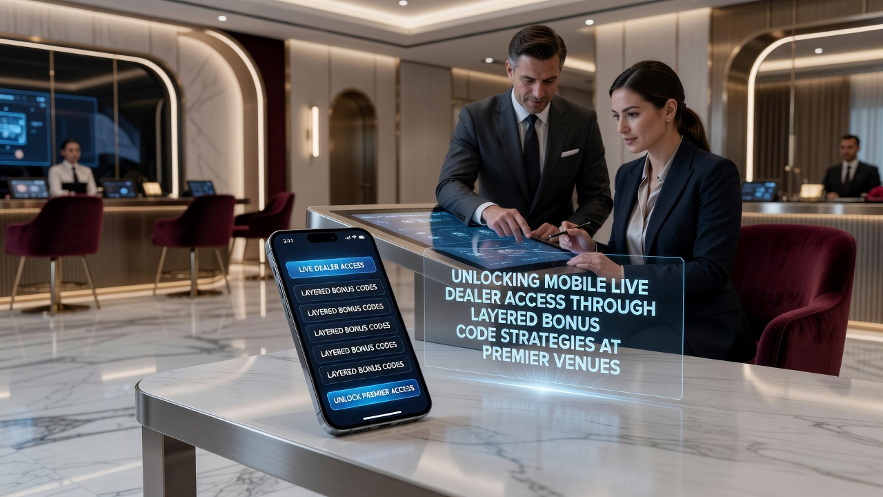 Layered bonus strategies illustrated with live dealer tables on mobile devices